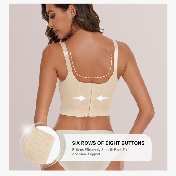 Elegant Cream Women's Bra - Picture 4 of 8